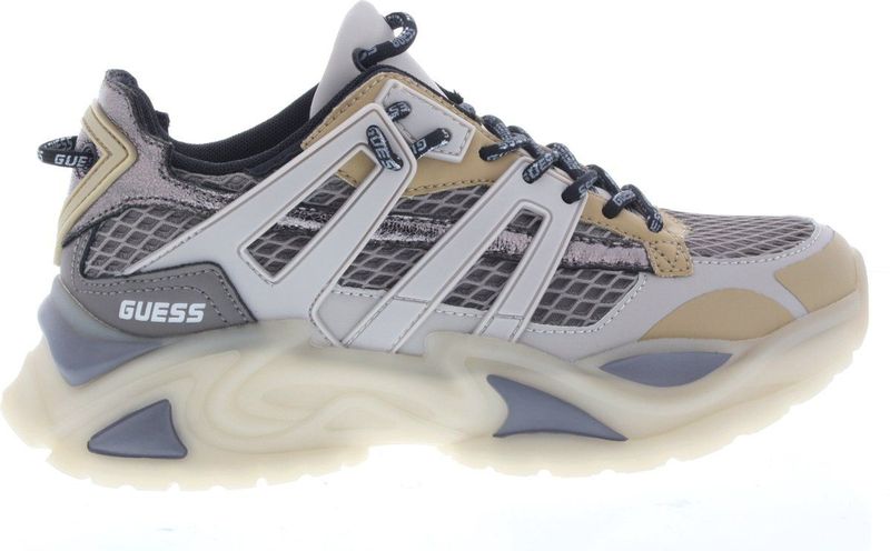 Guess - Belluna - Sneakers - Zwart - Imitatieleer/Rubber/Mesh