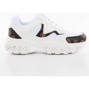 Witte Vetersneakers Met Veters