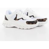 Guess - Abstract Multicolor Sneakers - Wit - Polyester
