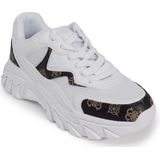 Guess - Abstract Multicolor Sneakers - Wit - Polyester