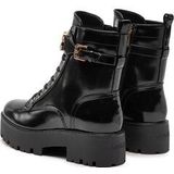 Guess - Vaires Veterlaars - Zwart - Leer