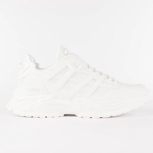 Belluno - Hardloopschoenen - Nepleer - Ronde Neus - Sluiting Met Veters