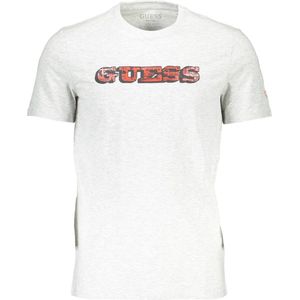 Guess, Heren, Tops, Grijs, Maat: 2XL Katoen,