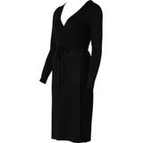 Guess - Everly Wrap Dress - Dames Jurk - Zwart - Wikkeljurk