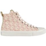 GUESS Ederla - Dames Sneakers - Roze - Canvas - Hoge Sneaker