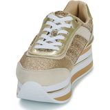 GUESS Hansin Active Lady Dames Sneakers - Beige/Bruin - Maat 38