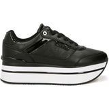 Guess - Sporty White Lace Up Sneakers - Wit