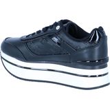 Guess - Sporty White Lace Up Sneakers - Wit