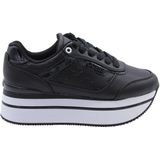 Guess - Sporty White Lace Up Sneakers - Wit