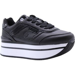 Guess - Sporty White Lace Up Sneakers - Wit