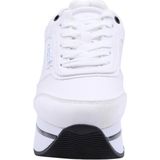 Guess - Sporty White Lace Up Sneakers - Wit