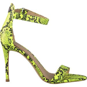 GUESS - Kahlua2 Dames Sandalen - Geel - Slangenprint