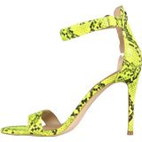 GUESS Kahlua2 Sandalen - Geel - Leer, Rubber - Klittenbandsluiting