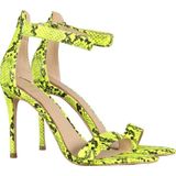 GUESS Kahlua2 Sandalen - Geel - Leer, Rubber - Klittenbandsluiting