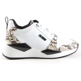 Guess Tallyn/Active Lady/Leather Lik -maat 37- Dames Sneakers - Wit-Zwart