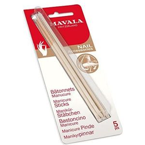 Mavala - Set van 5 Nagelriemschuivers - Manicure Accessoires - Berkenhout