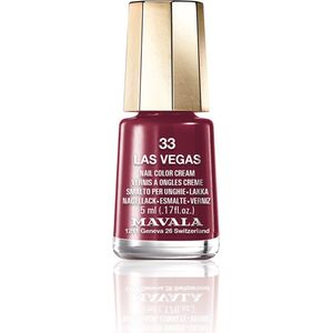 Mavala - Nagellak Mini Color - Nauwkeurig en gemakkelijk aan te brengen - Langdurig - Sneldrogend - Duurzame glans - Veganistische formule - Crème - 33 Las Vegas