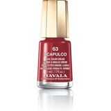 Mavala - 63 Acapulco - Nagellak - Donkerrood - 5 ml