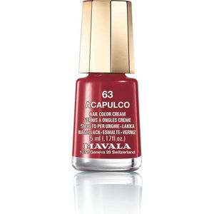Mavala - 63 Acapulco - Nagellak - Donkerrood - 5 ml