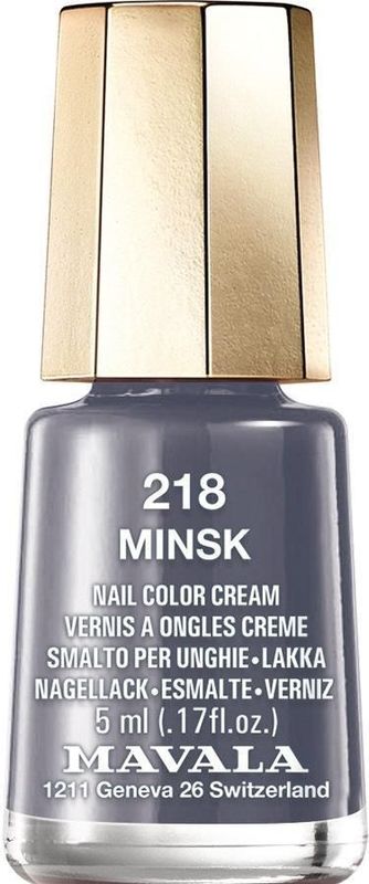 Mavala - 218 Mink - Nagellak - Donkergrijs met Paarse Ondertoon