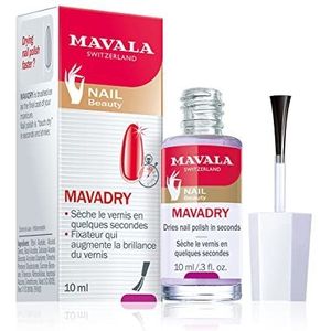 Mavala - Mavadry Nageldroger transparant snel - Fixator voor glans van nagellak - Droogversneller - Tegen afbladderen - 10 ml