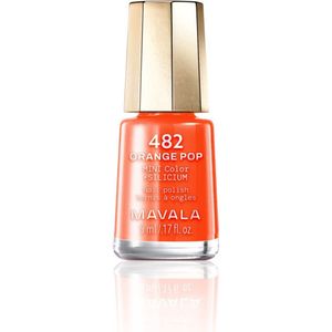 Mavala - Orange Pop 482 - Mini Nagellak - Frisse Perzikkleur - 5 ml