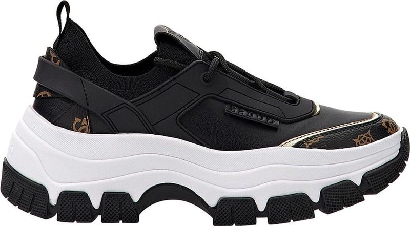 Guess Braydin Dames Sneakers Laag - Black Brown
