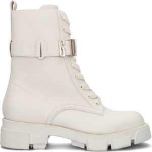 Guess Madox Veterboots - Laarzen Met Veters - Dames - Wit - Maat 36