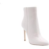 Guess Reddi - Dames Enkellaars - Cream - Immitatieleer