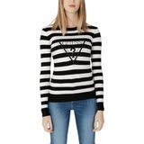 Guess - Pullover - Groen - Viscose Polyester Lycra - Ronde Hals Lange Mouwen