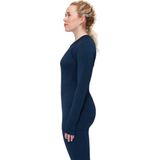 Mammut - Trift Longsleeve - Dames - Zwart - Merinowol en Polyamide