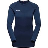 Mammut - Trift Longsleeve - Dames - Zwart - Merinowol en Polyamide