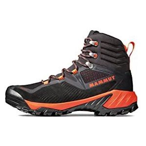 Mammut Sapuen High GTX® Trekking- en wandelschoenen voor heren, Zwart Hot Rood, 44.50 EU