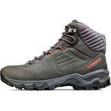 Mammut - Nova IV Mid LTH - Wandelschoenen - Zwart-Warm Rood - Nubuckleer