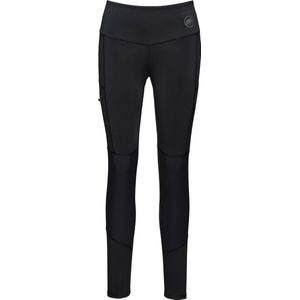 Mammut - Zinal Hybrid Legging - Dames - Zwart - Stretchmateriaal - Slijtvaste en Weerbestendige Broek