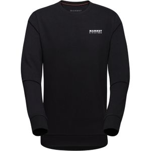 Mammut - Core Crew Neck - Trui - Blauw - Gerecycled Polyester en Biologisch Katoen
