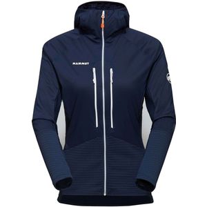 Mammut Womens Eiger Nordwand ML Hybrid Hooded Jacket Softshelljack (Dames |blauw)