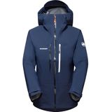 Mammut Taiss HS Hooded 3L Jacke W Damen Wanderjacke (Dunkelblau L Größe) Regenjacken