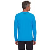 Mammut - Aenergy Fl Zip - T-shirt - Blauw - Lange Mouwen