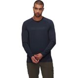 Mammut - Aenergy Fl Zip - T-shirt - Blauw - Lange Mouwen