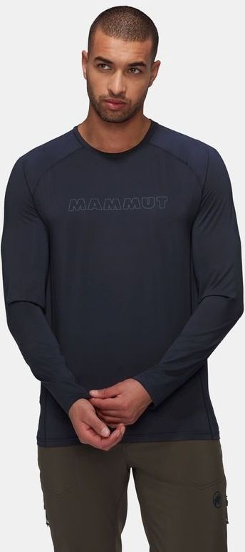 Mammut - Aenergy Fl Zip - T-shirt - Blauw - Lange Mouwen