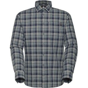 Trovat - Summer Long Sleeve Shirt - Geruit - Groen - Hennep/Katoen