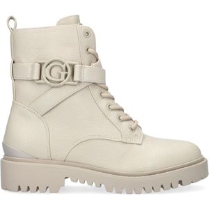 Guess Odanna Veterboots - Laarzen Met Veters - Dames - Vanille - Maat 39