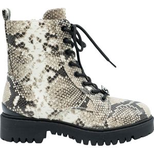 Guess - Smala Imprimé Croco - Dameslaarzen - Hoogwaardig Leer - Krokodillenprint