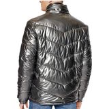 Guess - M1Bl 25 - Winterjas - Grijs - Klassieke Zilveren Herenjas