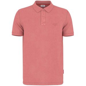 Joop Jeans - Poloshirt - Open Red - Met Knoopsluiting