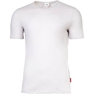 Shirt - Cesare - Effen - Jersey - Ronde Hals - Kwartmouw