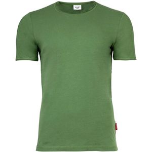 Shirt - Cesare - Effen - Jersey - Ronde Hals - Kwartmouw - Normale Pasvorm