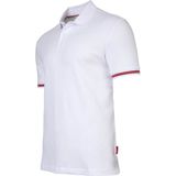 Poloshirt - Katoen - Kwartmouw - Normale Pasvorm - Gevoerde Rand