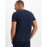 T-shirt - Effen - Jersey - Kwartmouw - Normale Pasvorm